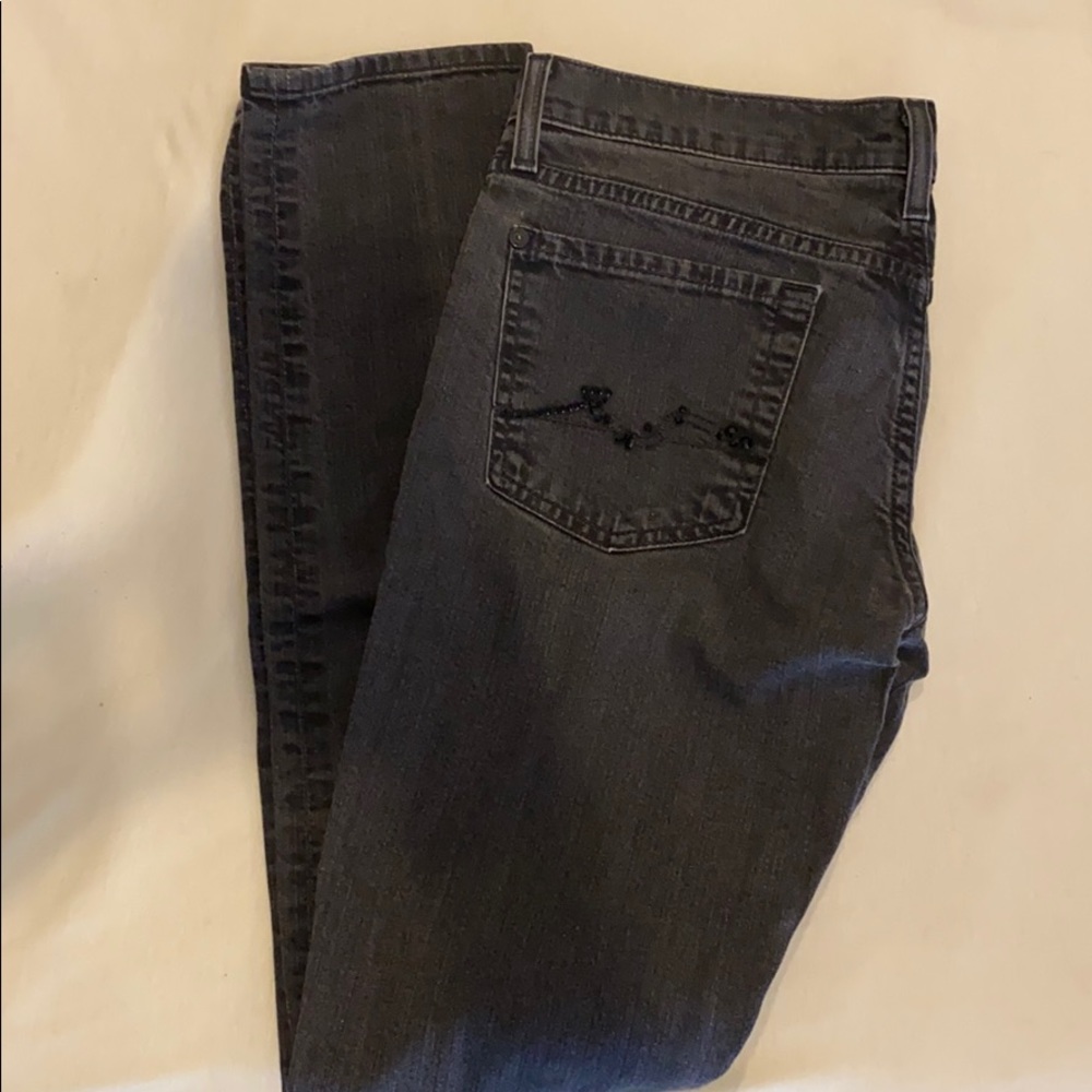 7 For All Mankind black jeans
